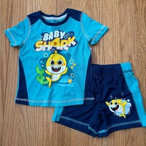 Jumping Beans Baby Shark 2-Piece Short Set - Size 12 Months